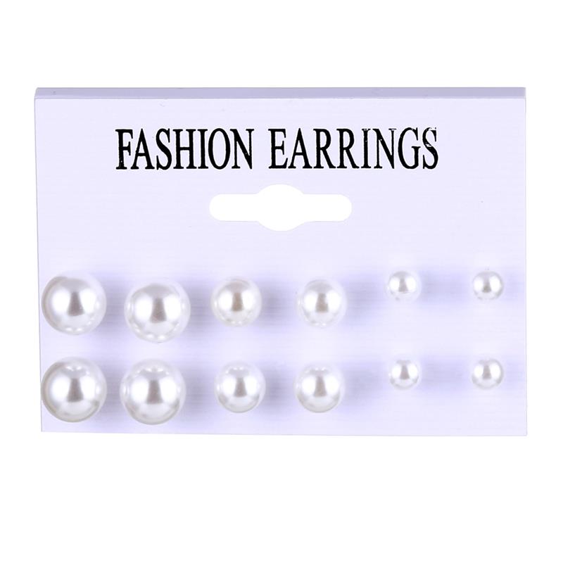 Women’s Stylish Crystal Earrings Set – Elegant Zinc Alloy Jewelry for Women