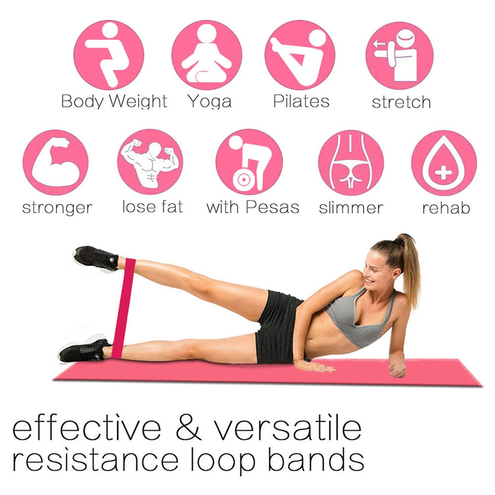 Elastic Resistance Bands for Fitness – Natural Latex Workout Bands