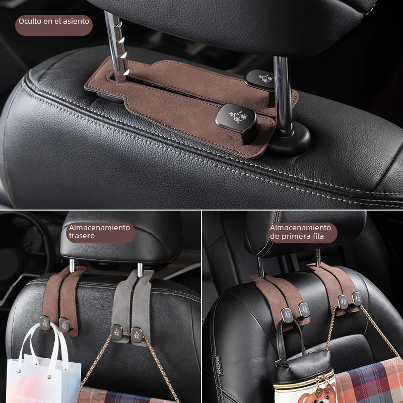 Durable Stylish Car Seat Back Hooks for Front Seats Storage