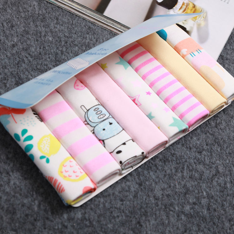 Cotton Soft Baby Bib Towels - 8 Pack
