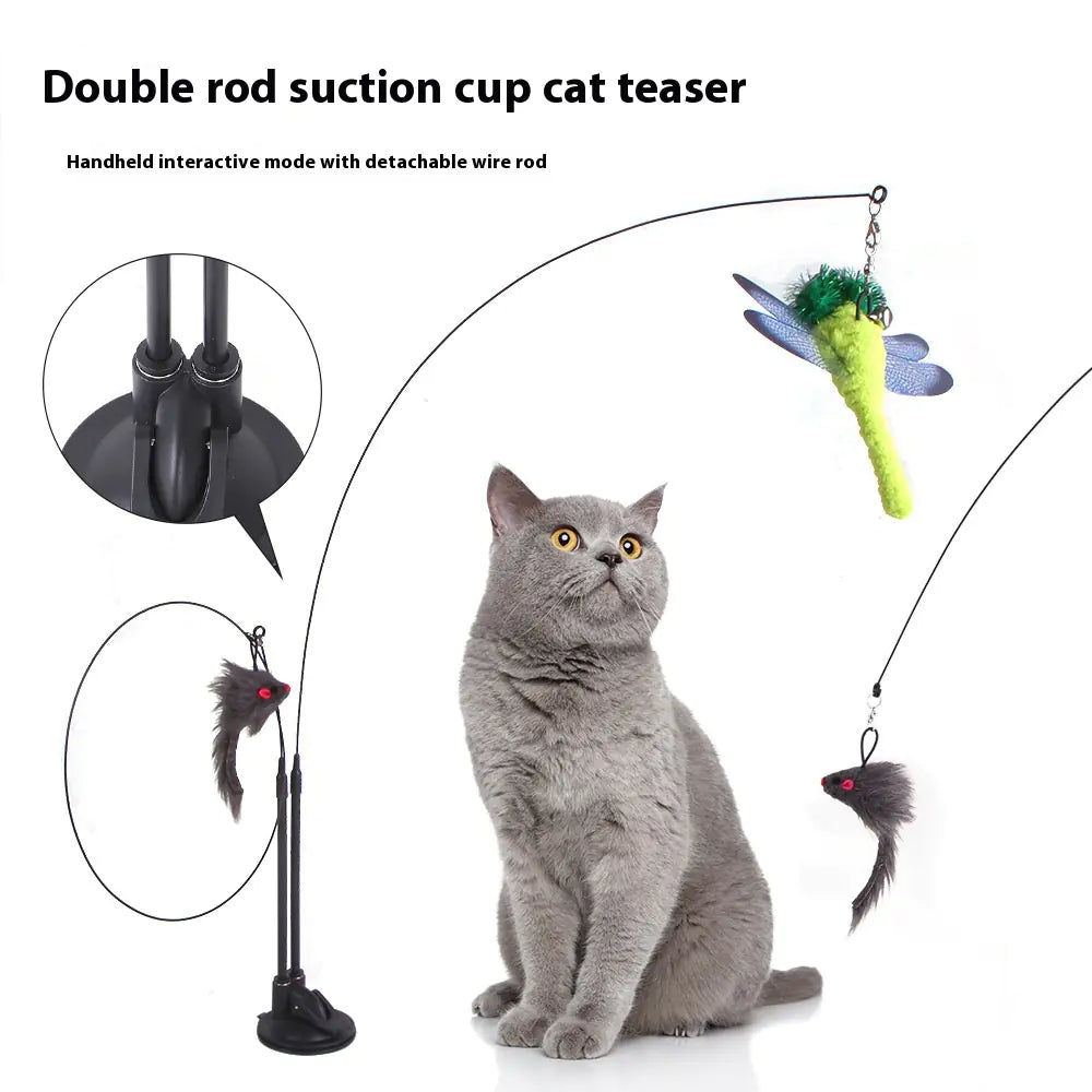 Interactive Cat Teaser Toy – Keep Your Cat Active &amp; Entertained