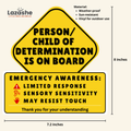 Autism Awareness Car Sticker | Autism Passenger On Board Decal