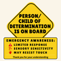 Autism Awareness Car Sticker — Weather-Proof-Sun Resistant Vinyl Decal