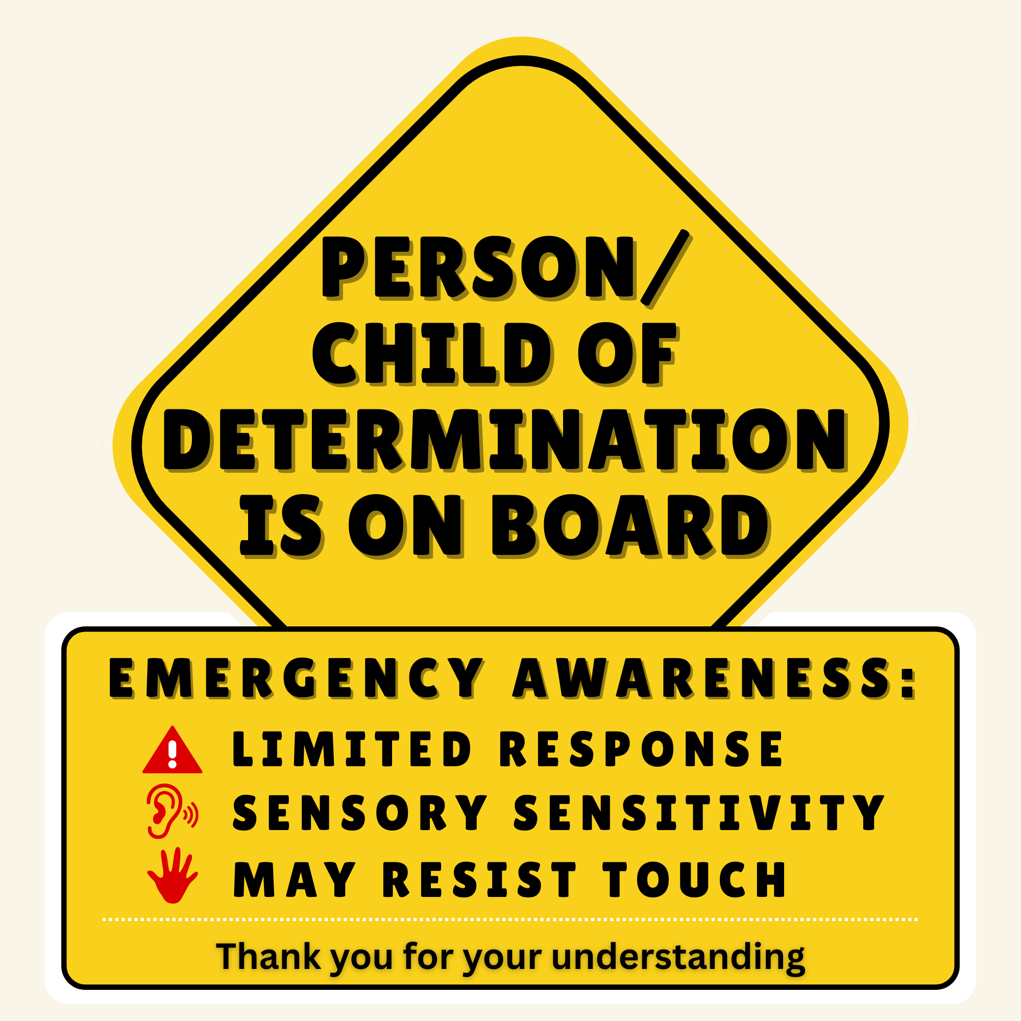 Autism Awareness Car Sticker — Weather-Proof-Sun Resistant Vinyl Decal