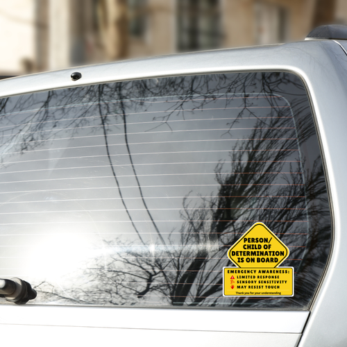 Autism Awareness Car Sticker | Autism Passenger On Board Decal