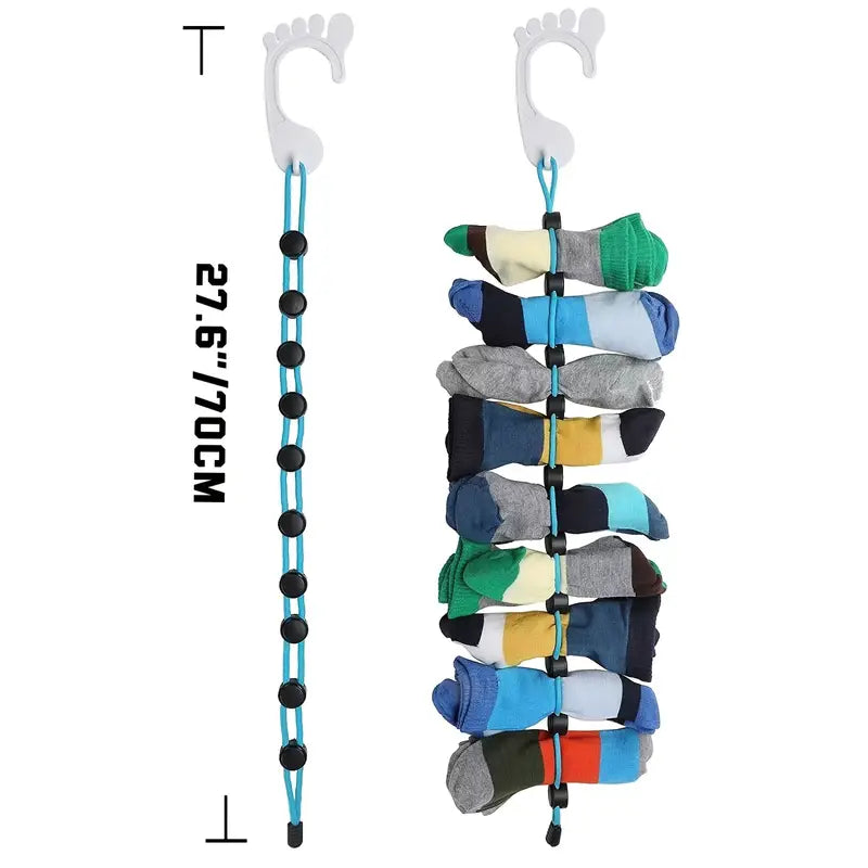 Foldable Closet Rack for Instant Sock Organization