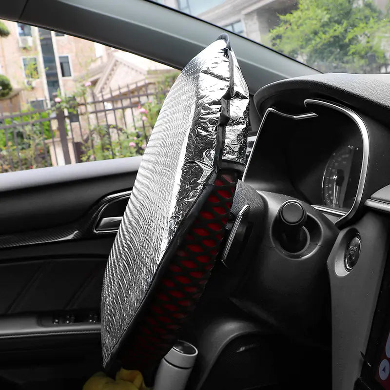 Car Steering Wheel Sunshade for Summer Heat Protection
